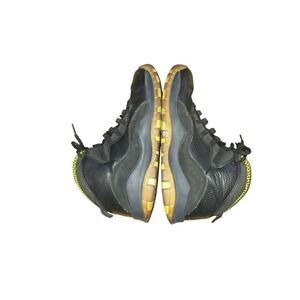 Air Jordan Retro 10 Venom size 10 Mens Black Leather Green Trim 310805-033